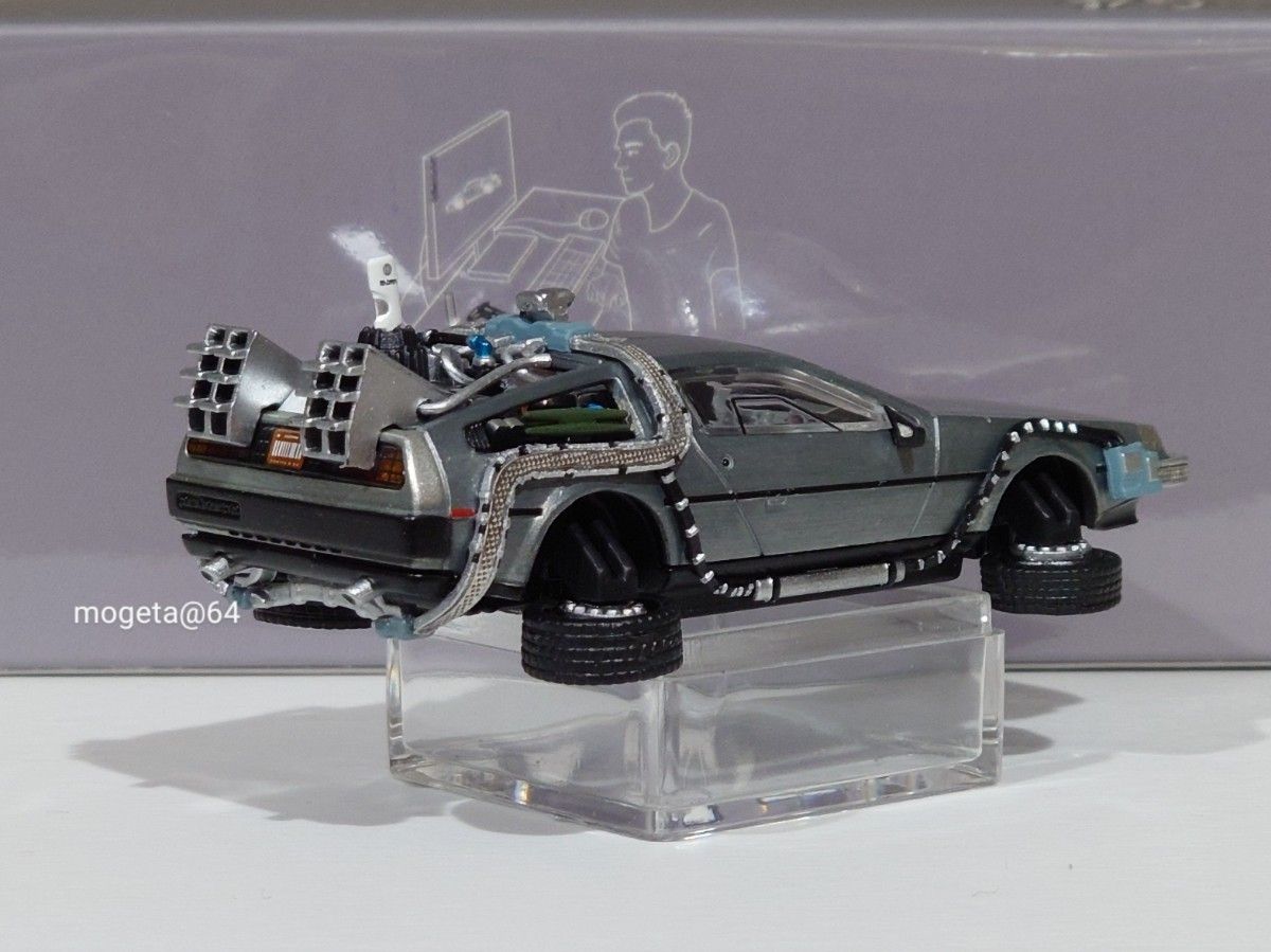 MJ 1/64 DeLorean DMC-12 TIME MACHINE バック・トゥ・ザ MJ 1/64 DeLorean DMC-12 TIME MACHINE バック・トゥ・ザ