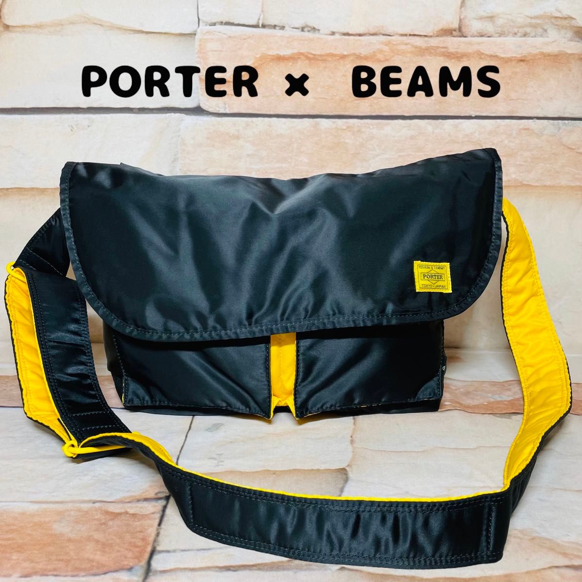 PORTER × BEAMS メッセンジャーバッグ 35周年 タンカー 限定 PORTER × BEAMS メッセンジャーバッグ 35周年 タンカー 限定