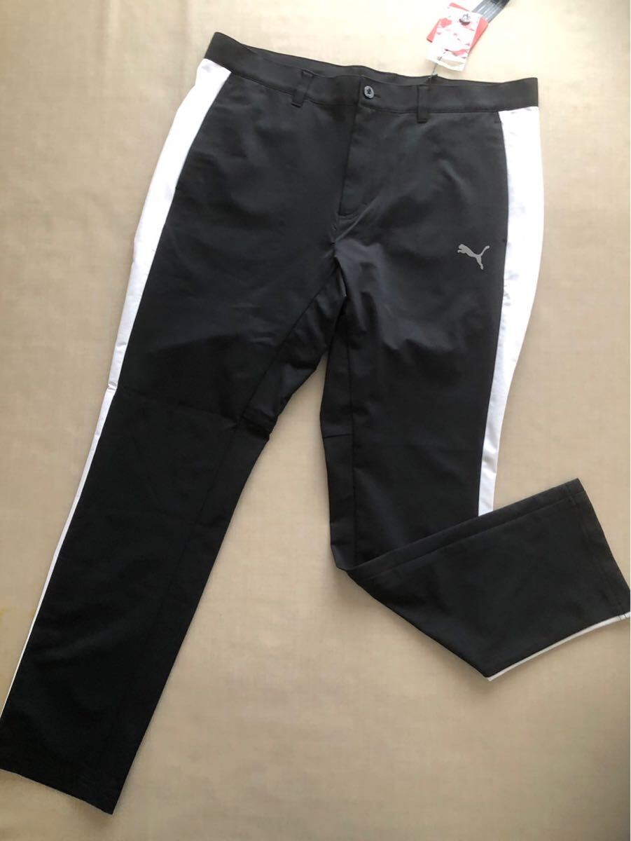 送料無料◆新品◆プーマ ゴルフ PF ストレッチ ライン テーパードパンツ◆(XL) w86cm◆627651-01◆PUMA GOLF