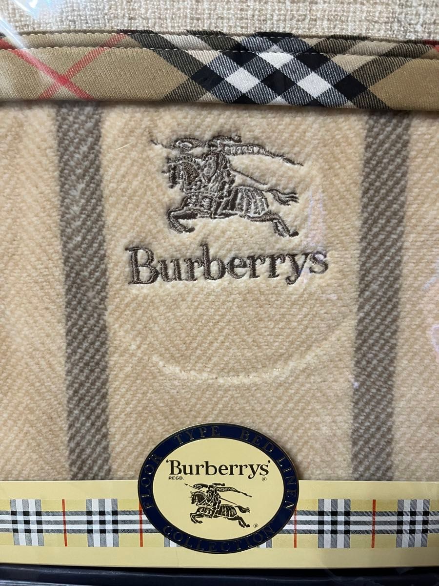 未使用品】BURBERRY バーバリー綿毛布 パイルブランケット 140 未使用品】BURBERRY バーバリー綿毛布 パイルブランケット 140