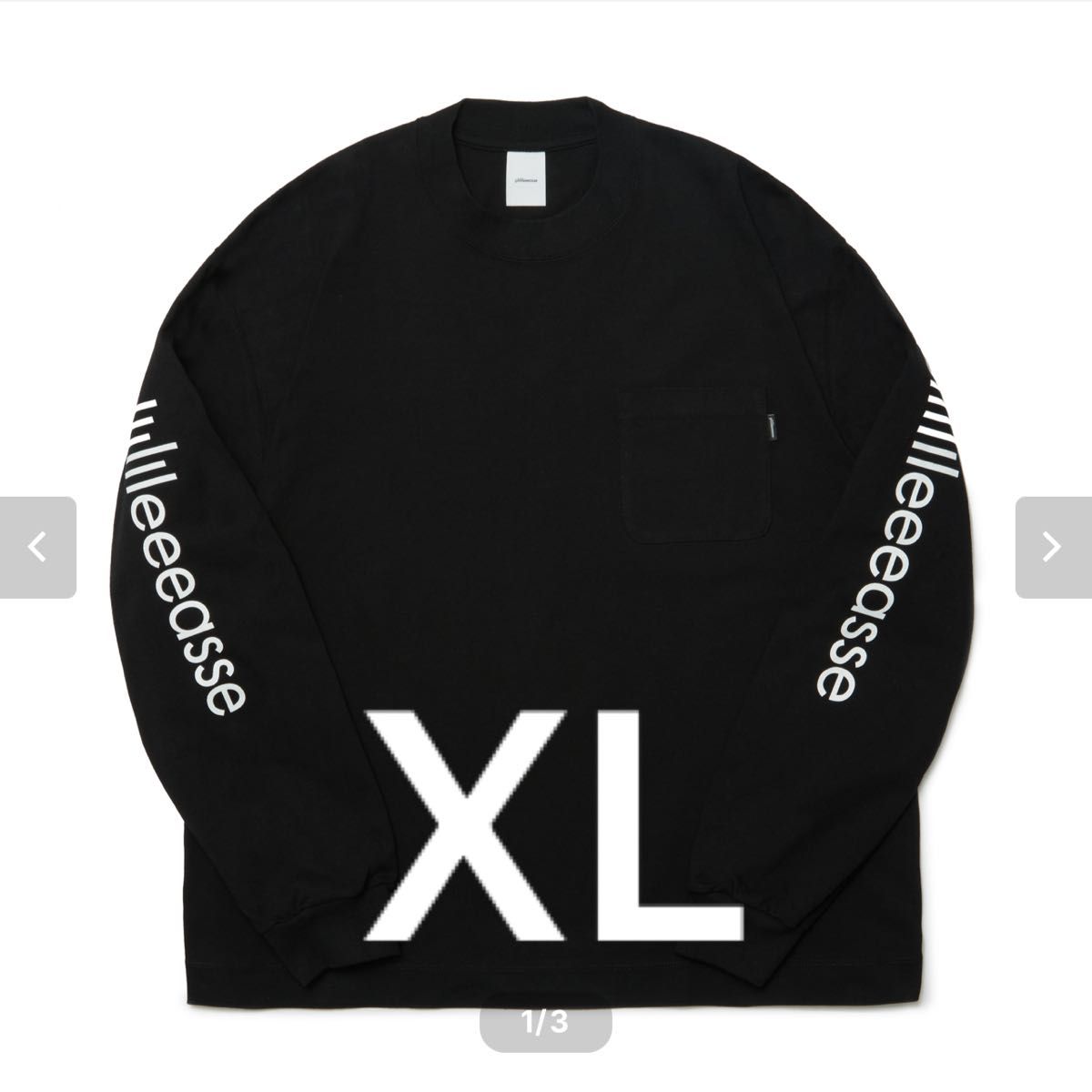 plllllleeeasse long sleeve pocket tee (BLACK) 長袖 plllllleeeasse long sleeve pocket tee (BLACK) 長袖
