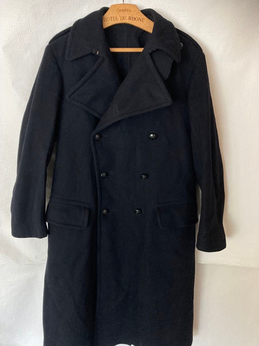 50s イギリス軍 CD ダブルブレスト グレートコート Size 5 50s イギリス軍 CD ダブルブレスト グレートコート Size 5