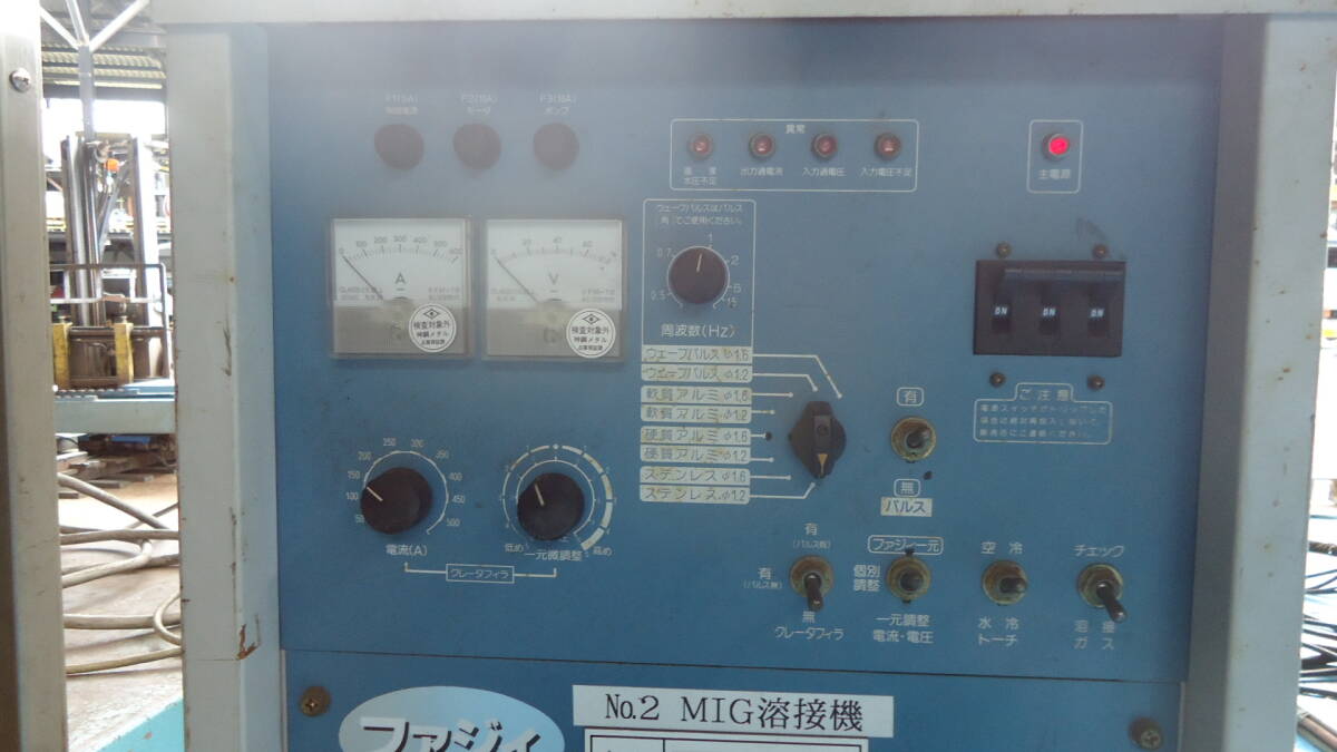 油谷 №7436 ダイヘン ファジイ ウェーブプラス500 半自動溶接機 油谷 №7436 ダイヘン ファジイ ウェーブプラス500 半自動溶接機