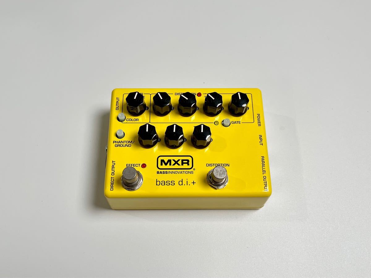 MXR bass d.i.+ イエロー【限定色】 ベースエフェクター MXR bass d.i.+ イエロー【限定色】 見違え ベースエフェクター