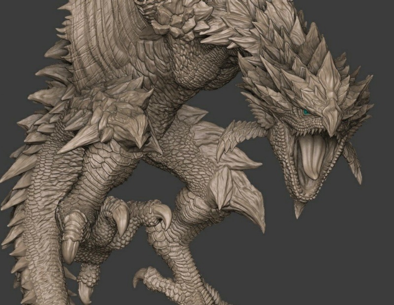 在庫あり)(W_3517)モンスターハンター リオレウス (未組立