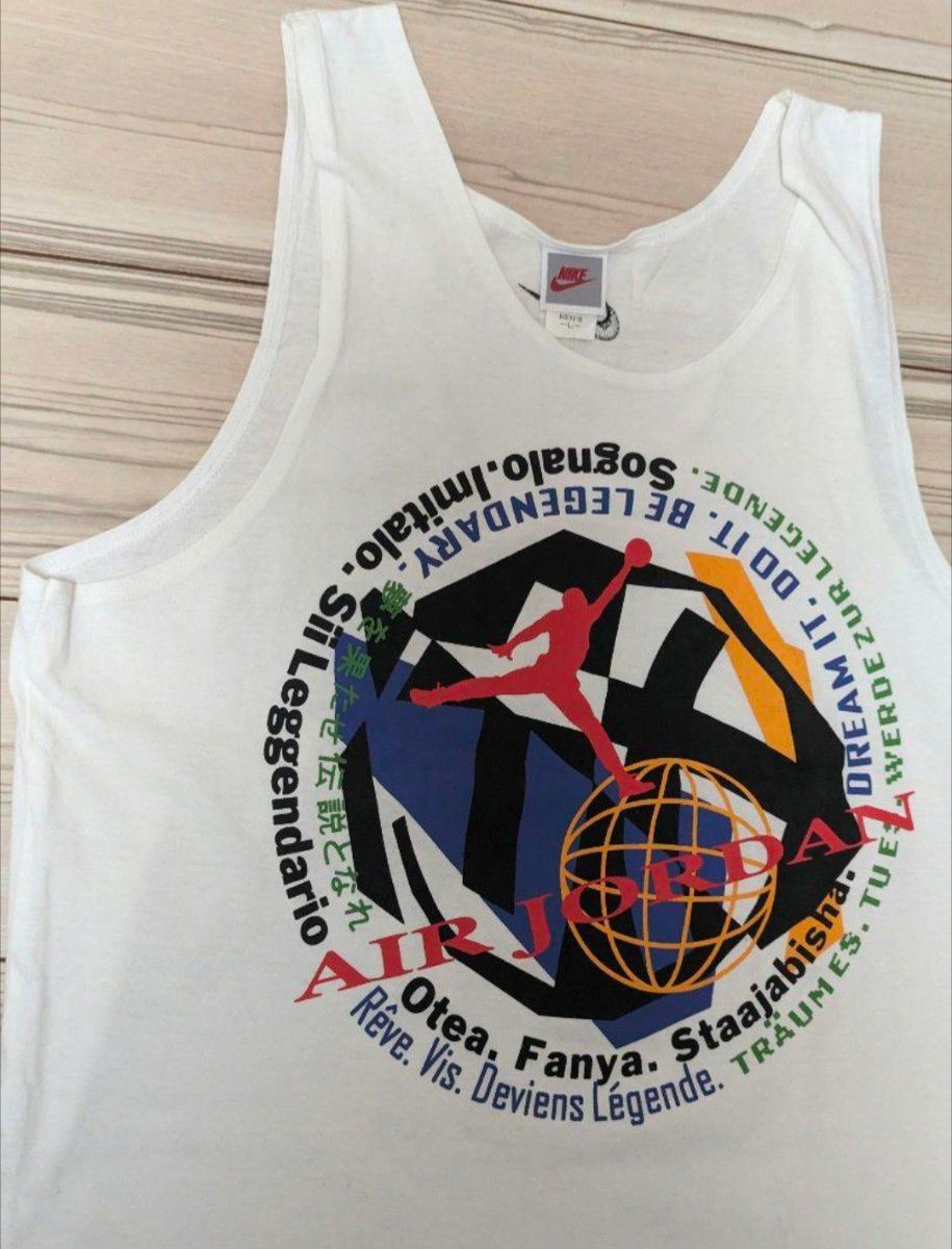 希少 90s 日本製 ナイキ 銀タグ エアジョーダン タンクトップ 希少 90s 日本製 ナイキ 銀タグ エアジョーダン タンクトップ