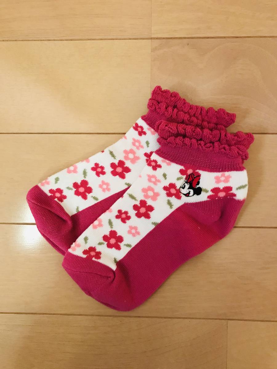 новый товар не использовался bell mezzo n Disney Minnie Mouse носки 3 пара комплект размер :19~21.