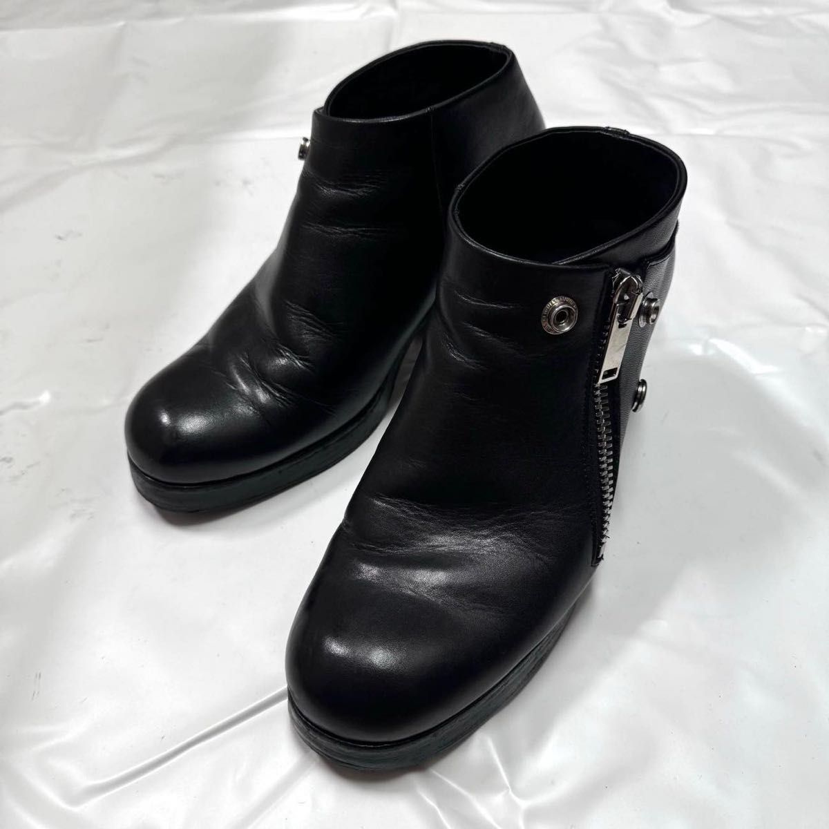 foot the coacher ライダースブーツ ヒールブーツ 定価88 000円7 foot the coacher ライダースブーツ ヒールブーツ 定価88 000円7