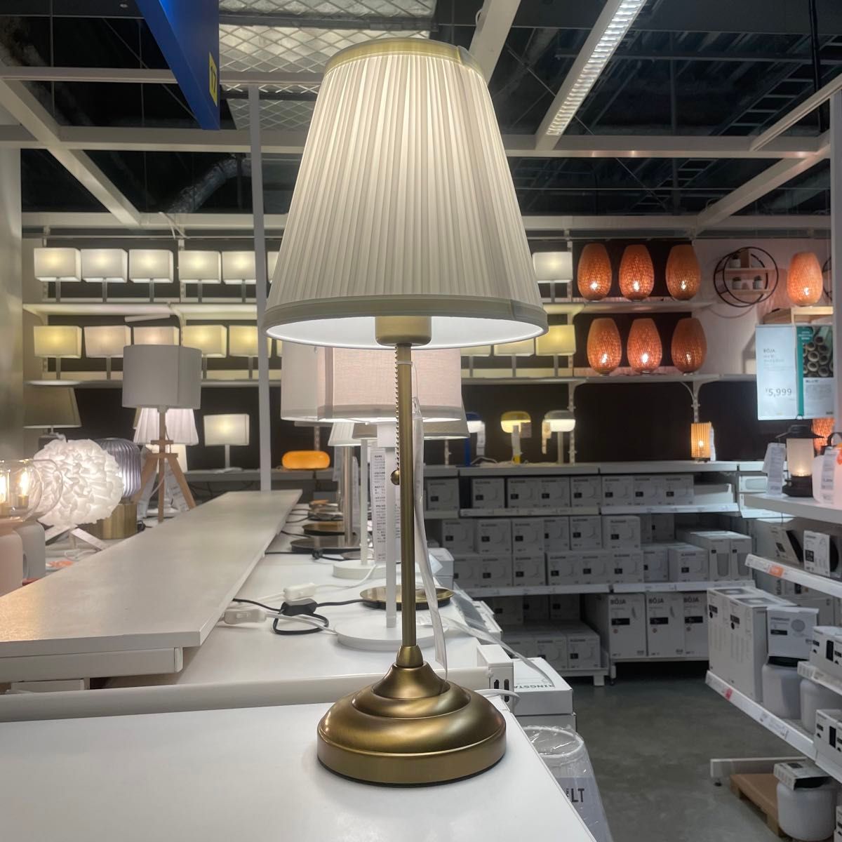 新品】IKEA イケア テーブルランプ 照明 卓上(オースティード 新品】IKEA イケア テーブルランプ 照明 卓上(オースティード