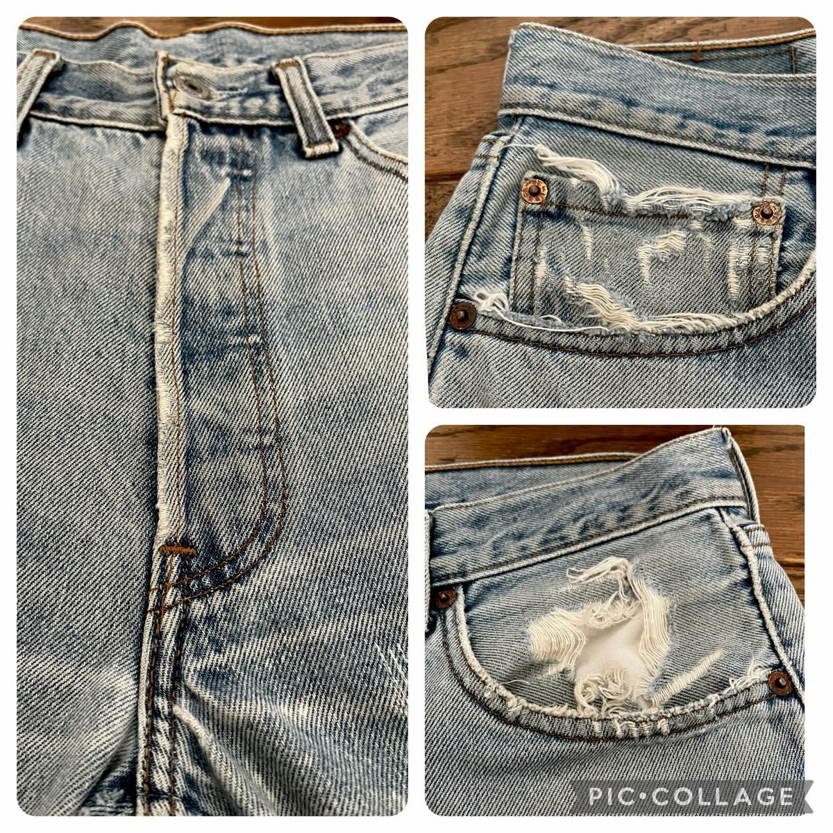 VINTAGE /90s /Levi's /501 /リペア&ダメージジーンズ /SIZE W31 VINTAGE /90s /Levi's /501 /リペア&ダメージジーンズ /SIZE W31