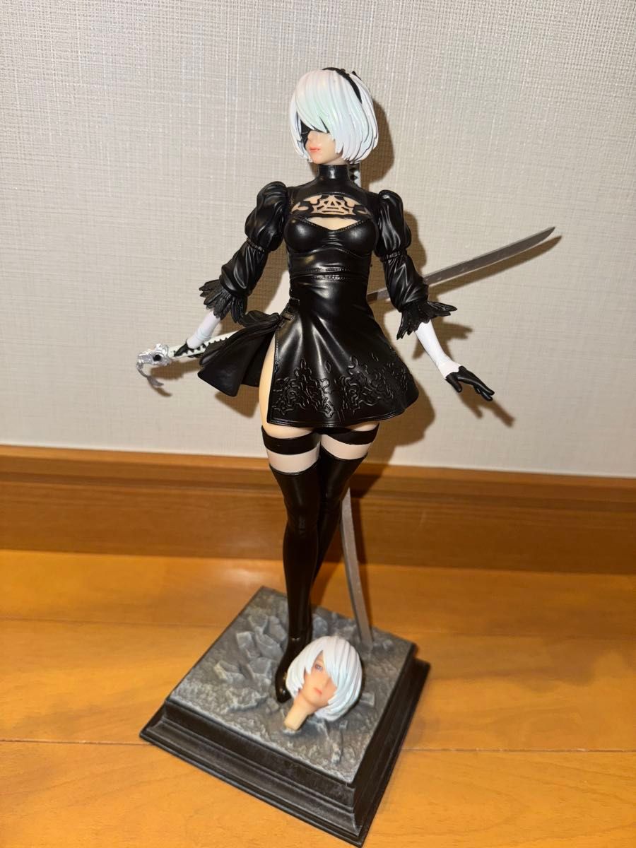信頼も高い ニーアオートマタ 2B フィギュア 黒と白 2個セット|Yahoo その他
