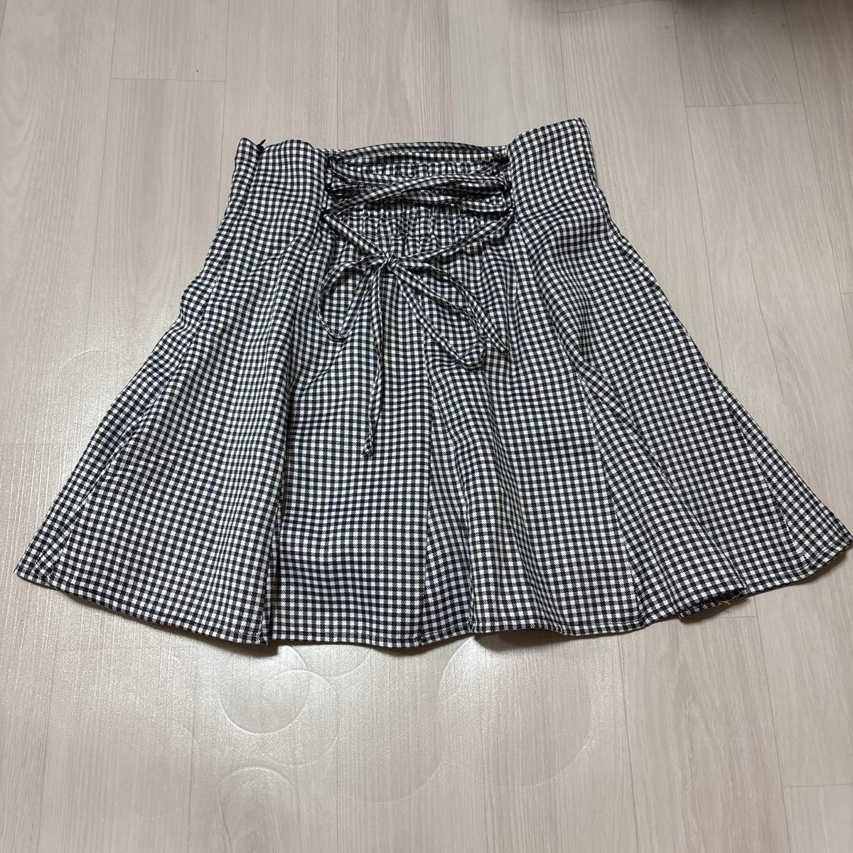 ミシェルマカロン ギンガムチェック キュロット スカート 美脚 ミシェルマカロン ギンガムチェック キュロット スカート 美脚