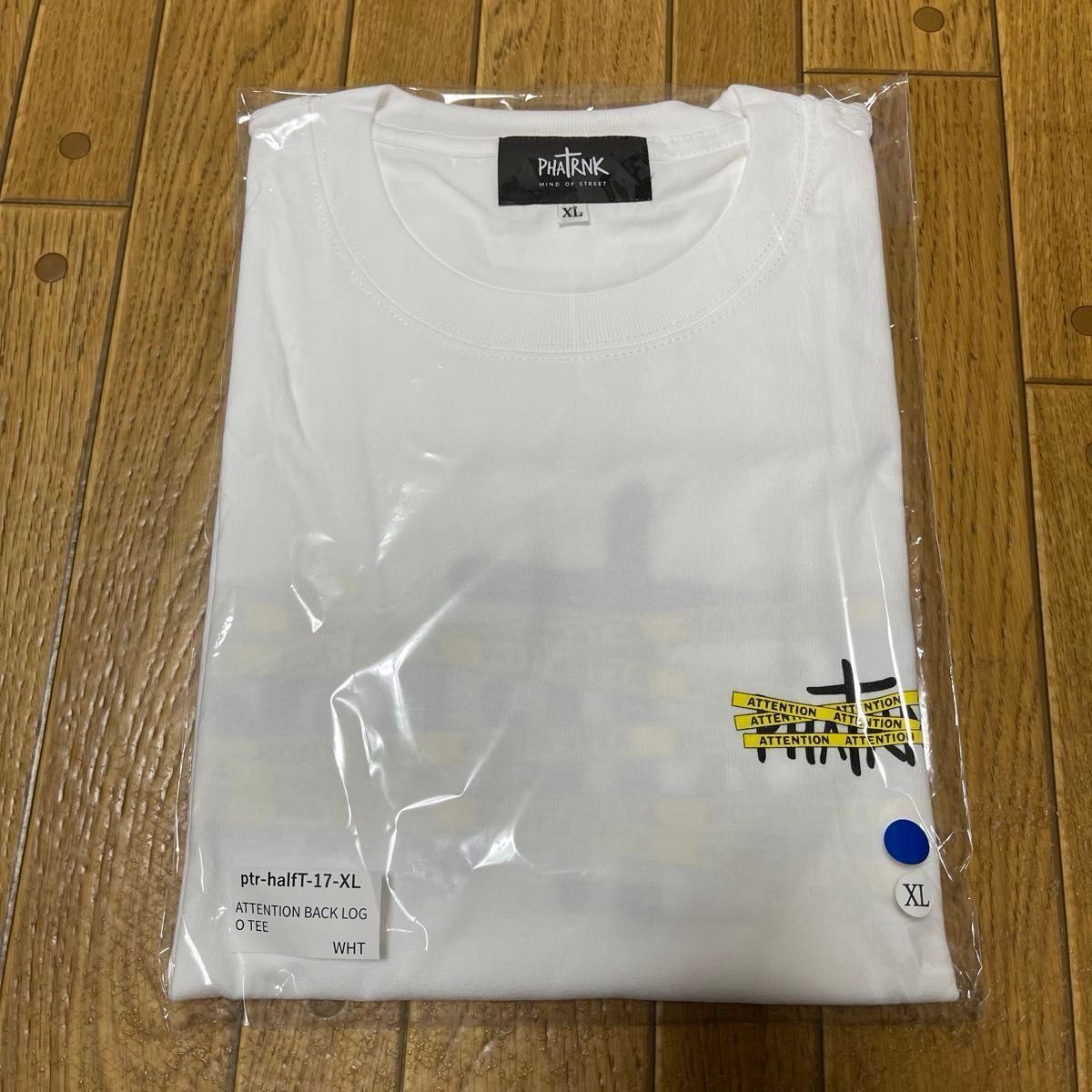 新品 PHATRNK Tシャツ 白色 X L ATTENTION LOGO ファットランク 新品 PHATRNK Tシャツ 白色 X L ATTENTION LOGO ファットランク