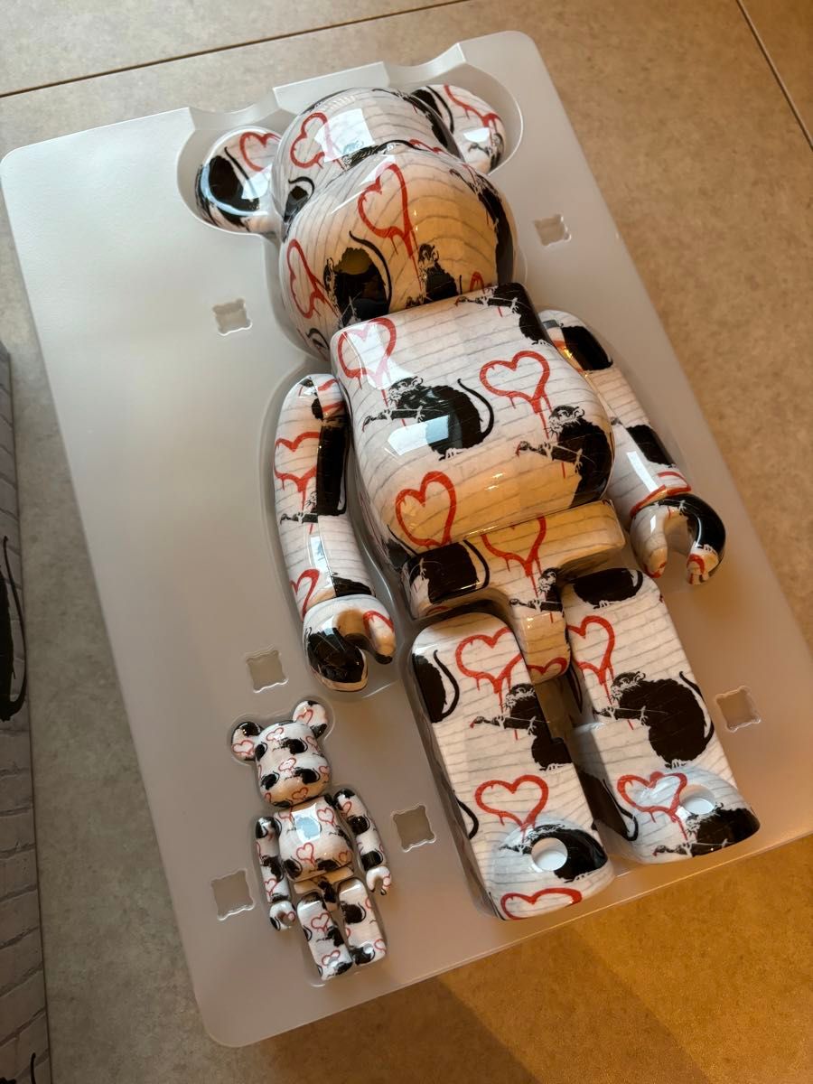 BE@RBRICK/ベアブリック LOVE RAT 100% & 400%【A'】krt012113 BE@RBRICK/ベアブリック LOVE RAT 100% & 400%【A'】krt012113
