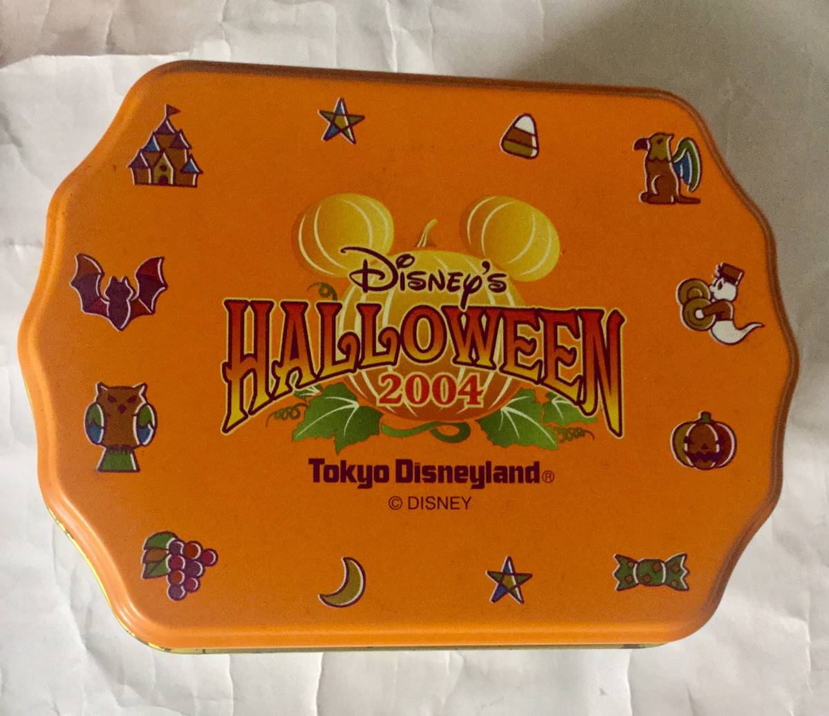 東京ディズニーランド お菓子空き缶 2004年ハロウィン+2008年ハロウィン ミッキー ミニー ドナルド TDL HELLOWEEN 限定_画像4