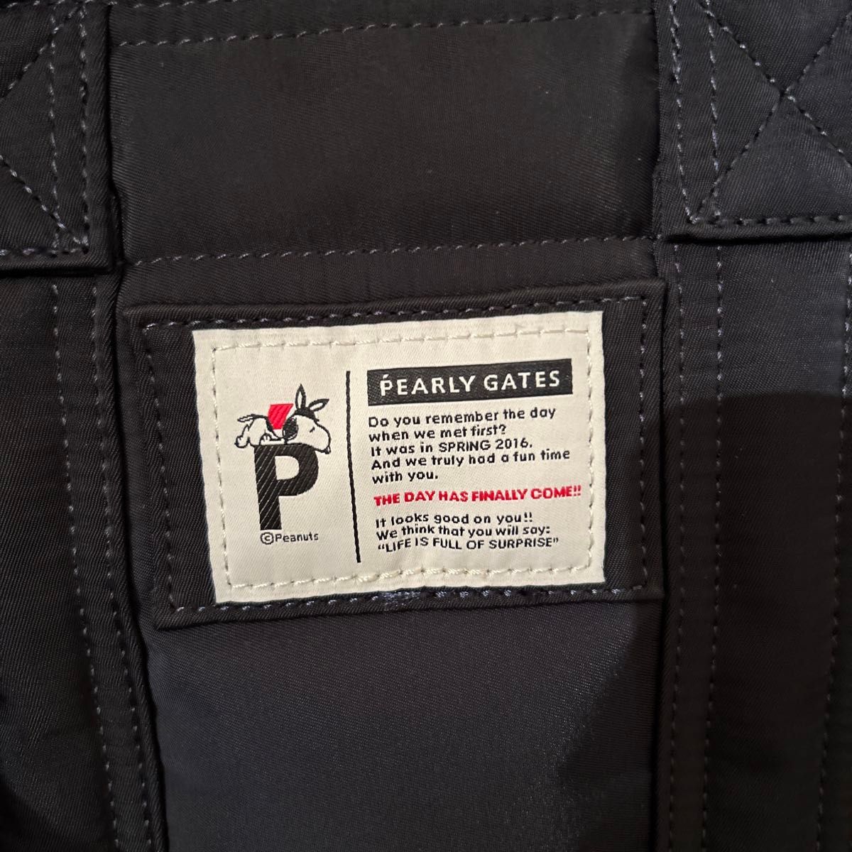 美品】パーリーゲイツPEARLYGATES SNOOPYワッペン カートバッグ 美品】パーリーゲイツPEARLYGATES SNOOPYワッペン カートバッグ