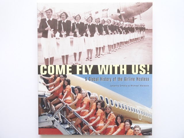  foreign book * cabin attendant photoalbum book@ flight schuwa-tesCA uniform airplane 