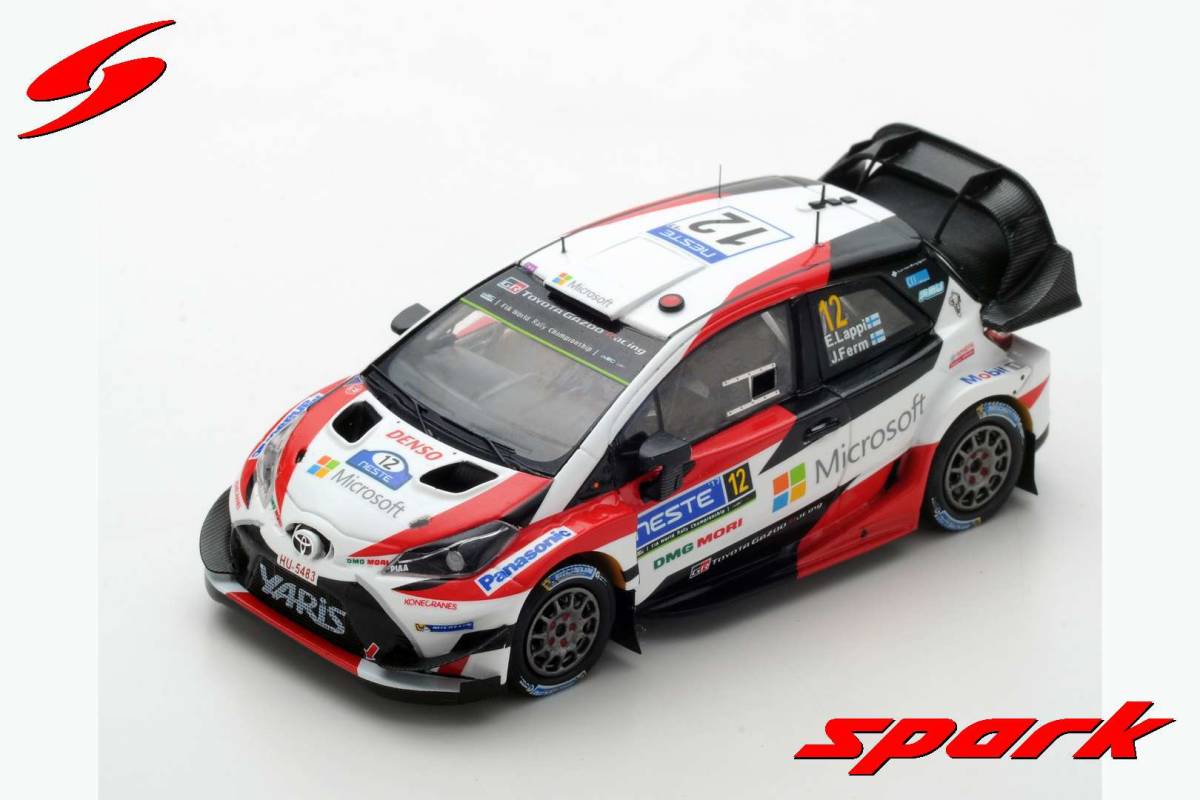 ■スパークモデル 1/43 2017 トヨタヤリス WRC #12 E.ラッピ ラリーフィンランド優勝