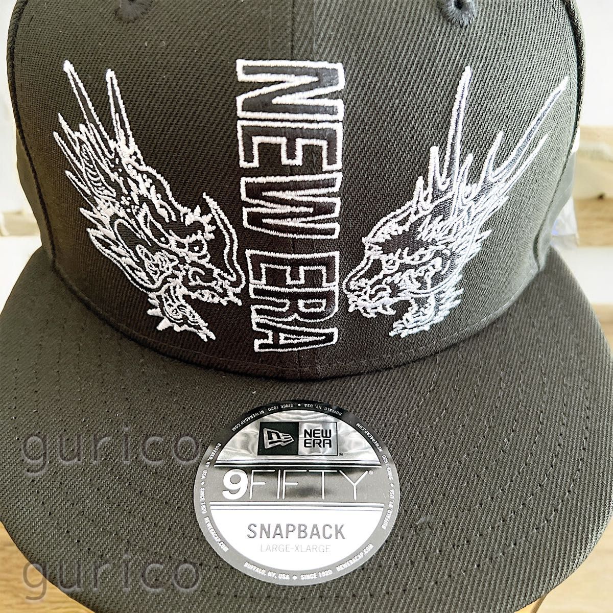 NEWERA ニューエラ 9FIFTY 龍が如く8 刺青 応龍 龍魚 ブラック NEWERA ニューエラ 9FIFTY 龍が如く8 刺青 応龍 龍魚 ブラック