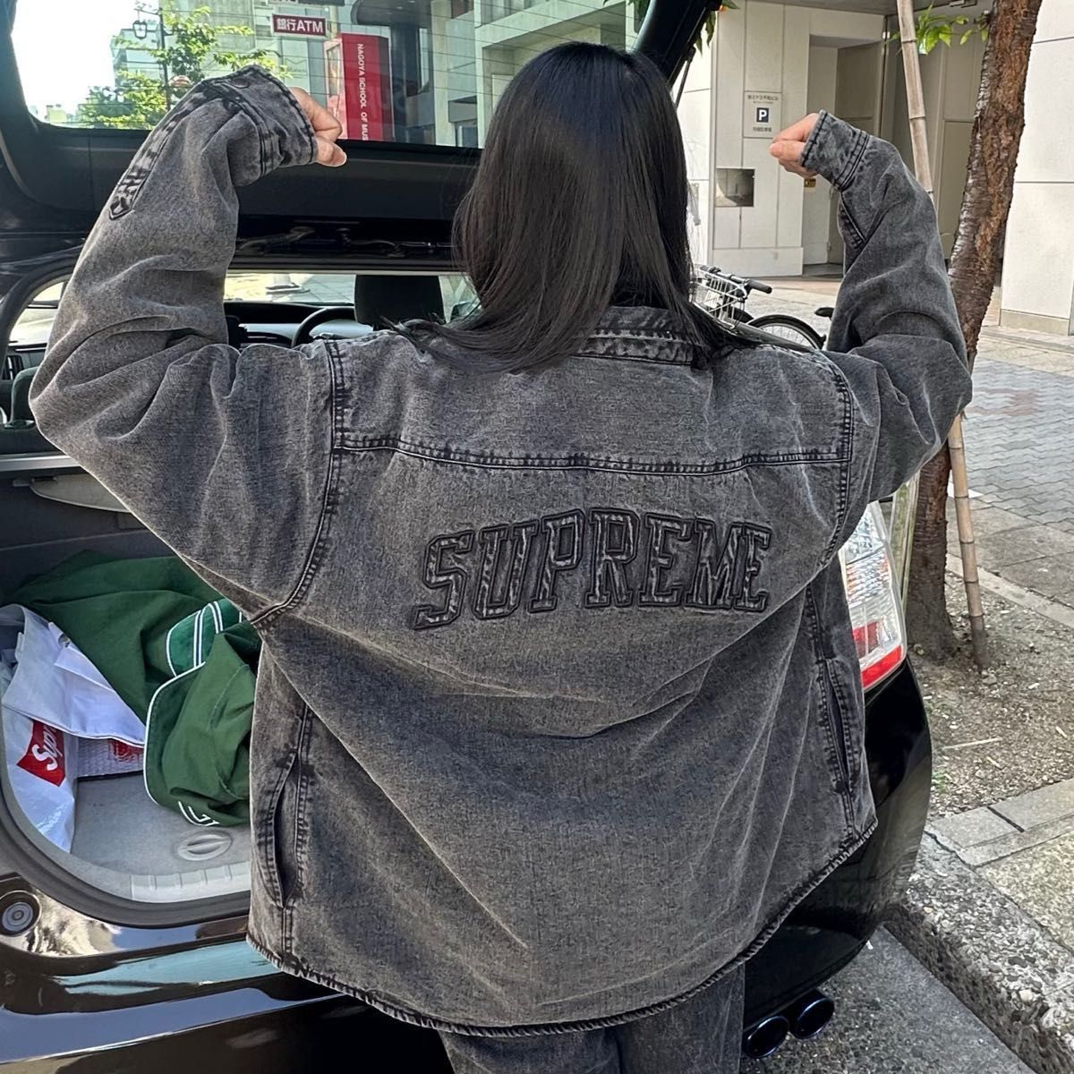 Supreme Faux Shearling Lined Work Shirt Supreme Faux Shearling Lined Work Shirt