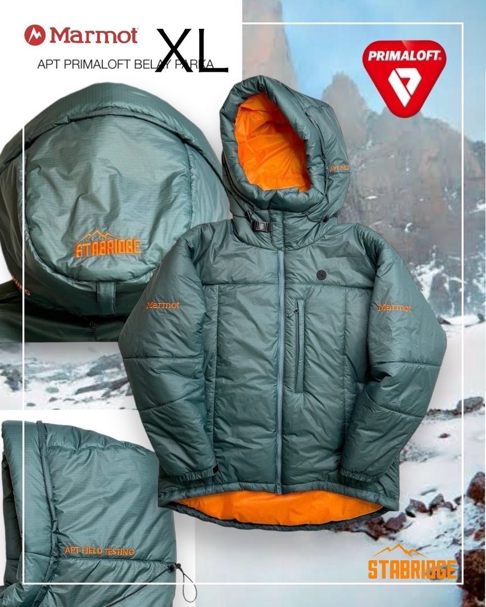 XL】STABRIDGE × Marmot APT PRIMALOFT BELAY PARKA the XL】STABRIDGE × Marmot APT PRIMALOFT BELAY PARKA the