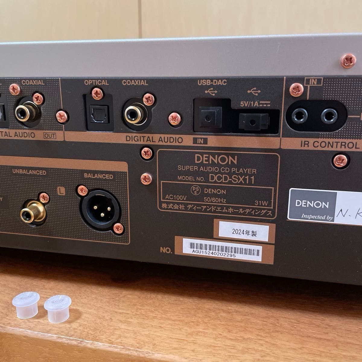 DENON【DCD-SX11 SACD/CDプレーヤー】新品同様 2024年製 保証 DENON【DCD-SX11 SACD/CDプレーヤー】新品同様 2024年製 保証