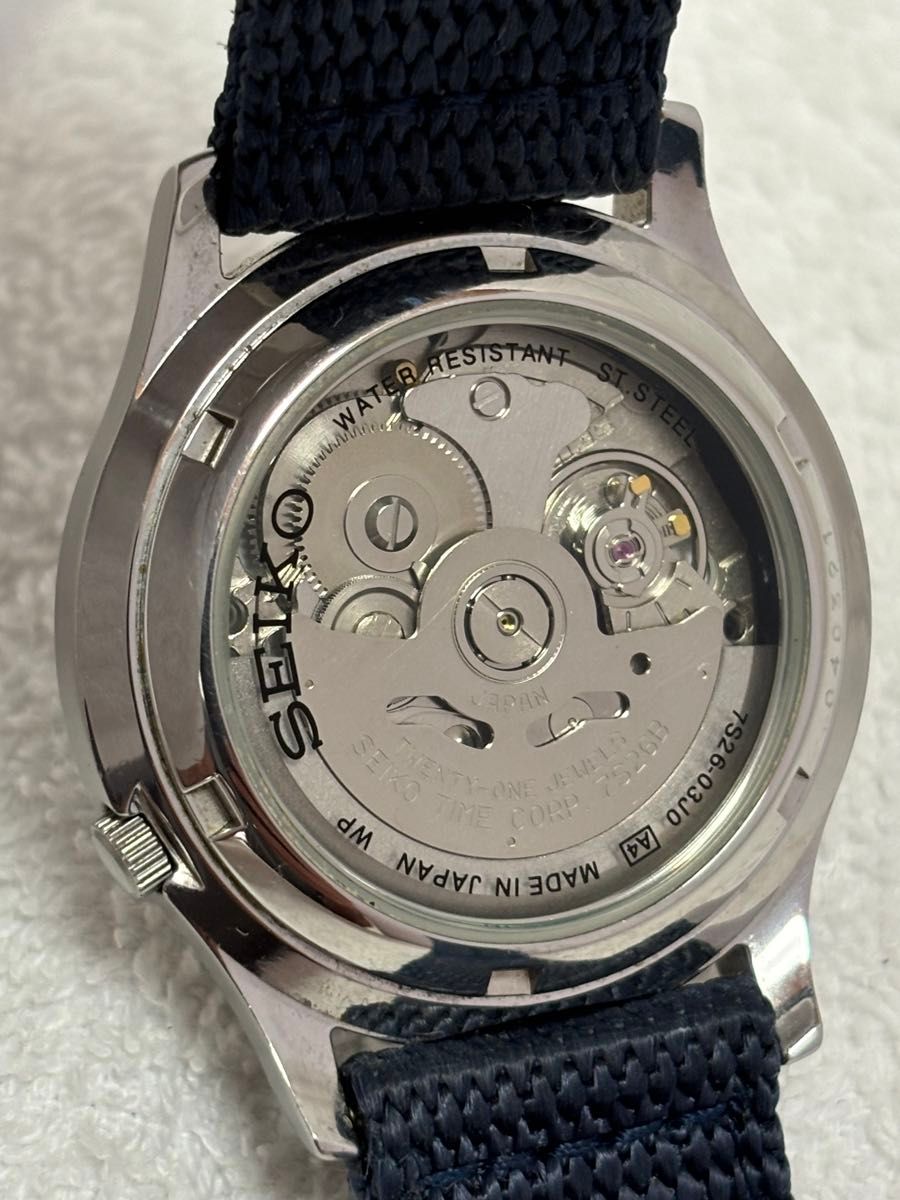 SEIKO セイコー 5 自動巻き【7S26-03J0】デイデイト スケルトン SEIKO セイコー 5 自動巻き【7S26-03J0】デイデイト スケルトン