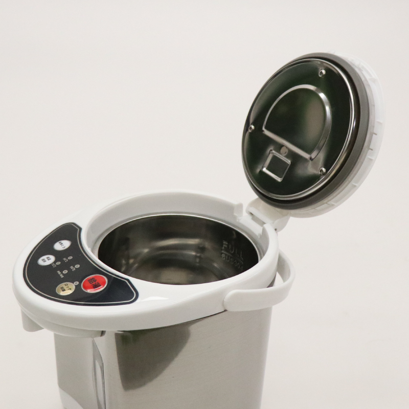 アウトレット☆電気ポット 2.2L HKP-225 シルバー おうち時間 ミルク 時短 自動ロック 未使用 送料無料