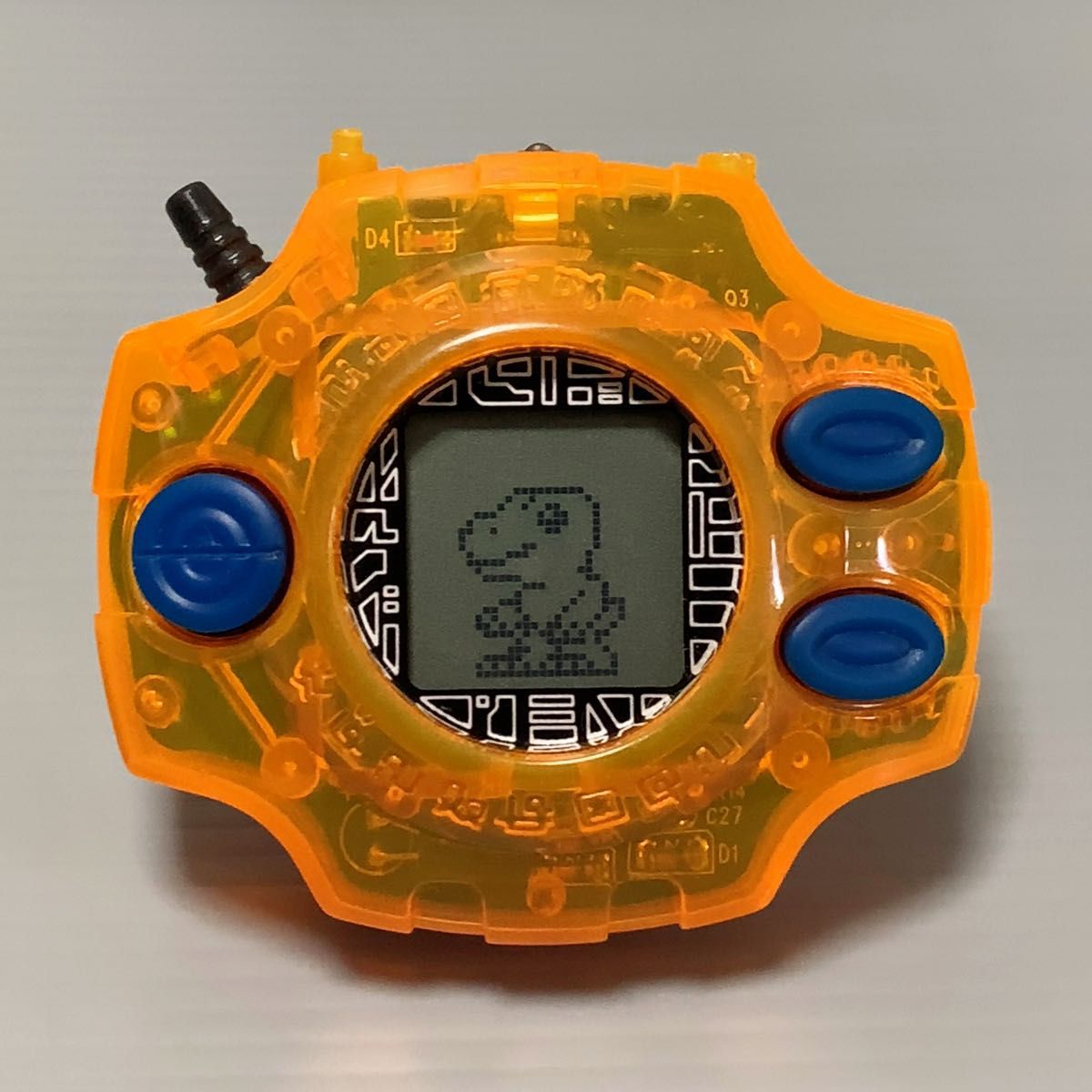 動作確認済】初代 デジヴァイス グレイモンカラー クリア 動作確認済】初代 デジヴァイス グレイモンカラー クリア