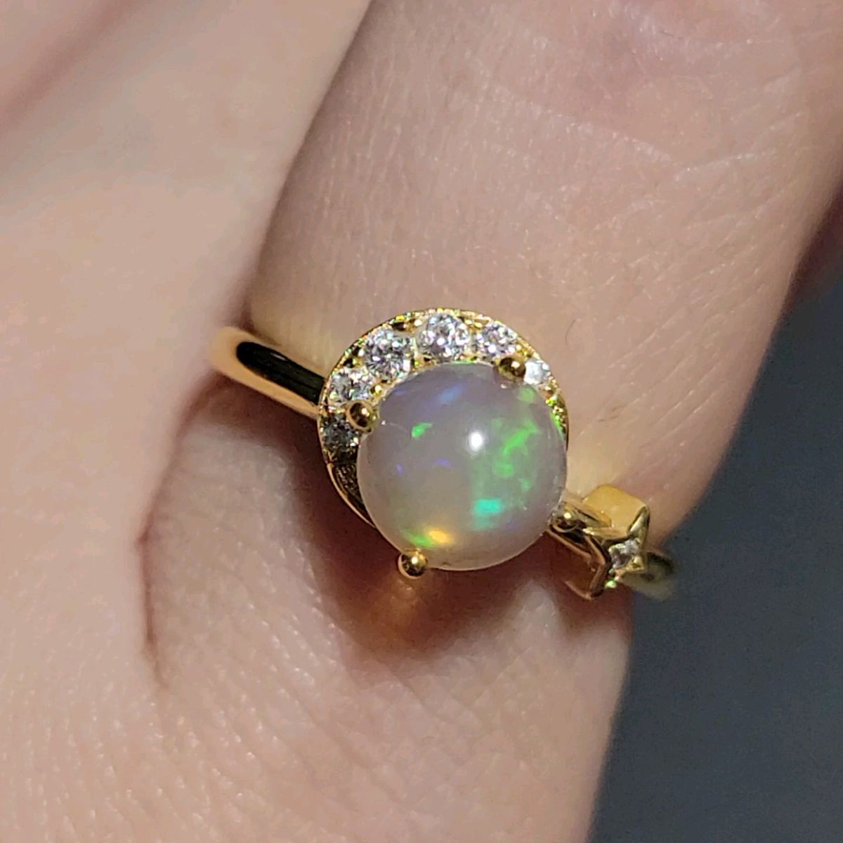 オパール 指輪