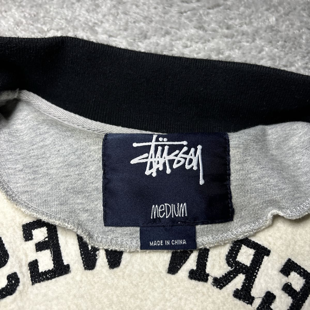 stussy ステューシー スタジャン スウェット ワンポイント刺繍 stussy ステューシー スタジャン スウェット ワンポイント刺繍
