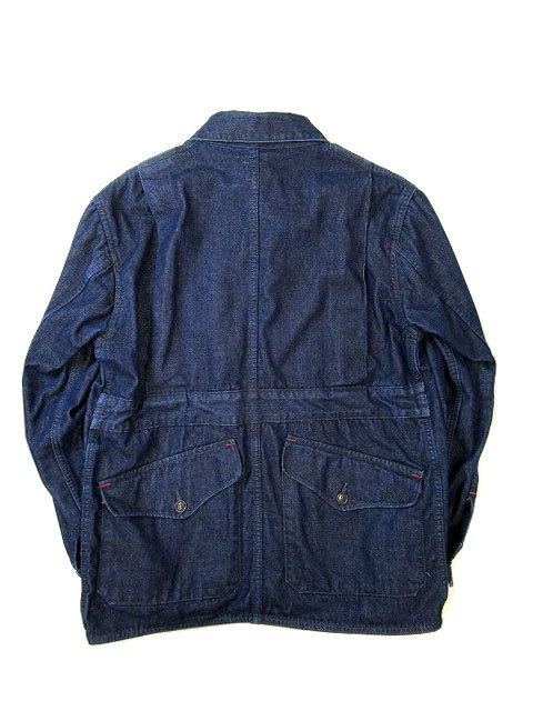 美品 POST O' ALLS × BEAMS＋ CAMERAMAN JACKET L ポストオーバーオールズ ビームスプラス カメラマンジャケット デニムカバーオール_画像2