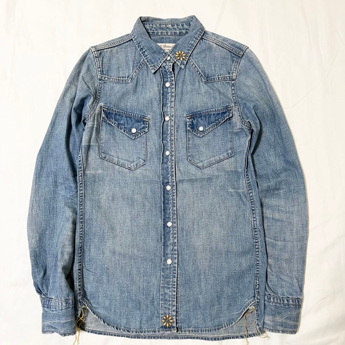 REMI RELIEF レミレリーフ スタッズ デニムシャツ レディース REMI RELIEF レミレリーフ スタッズ デニムシャツ レディース