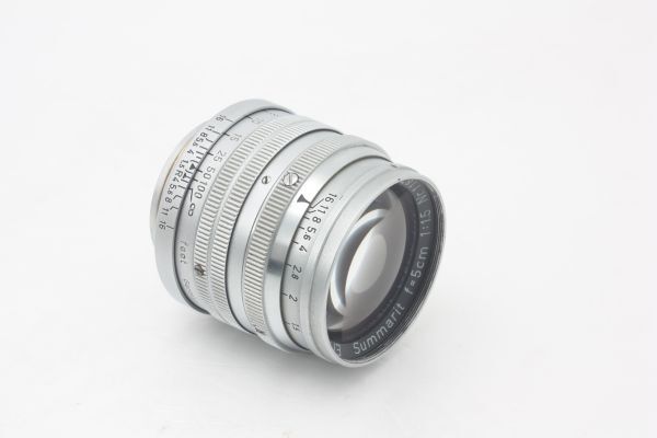 いラインアップ F1 5cm Summarit 5 #150b キャップ・フィルター付き Lマウント フィルムカメラ