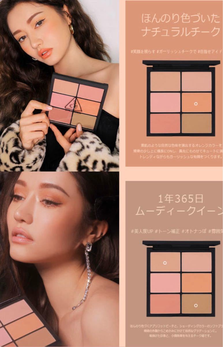 3CE チーク　PRO MULTI BLUSH COLOR PALETTE