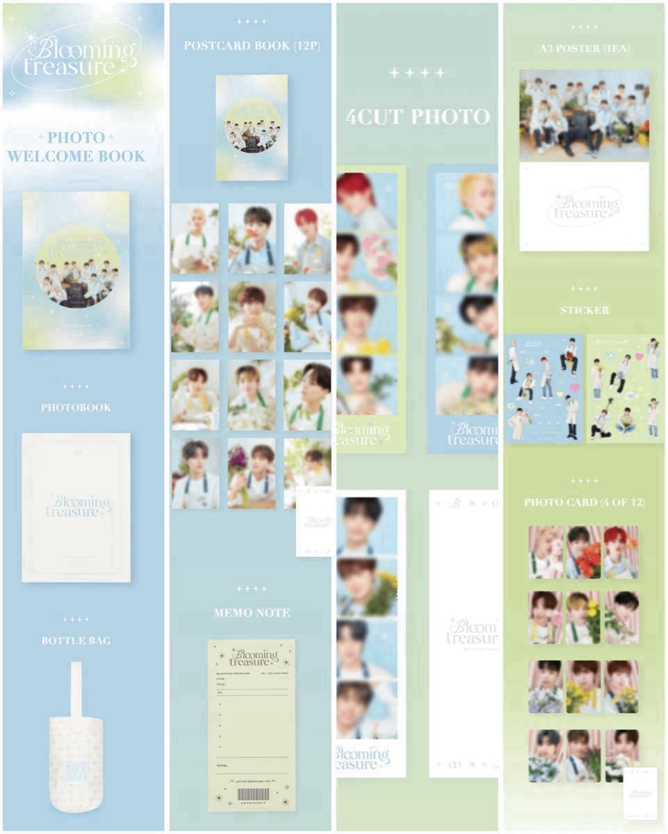 TREASURE blooming キット トレカ ID トレカケース フォト TREASURE blooming キット トレカ ID トレカケース フォト