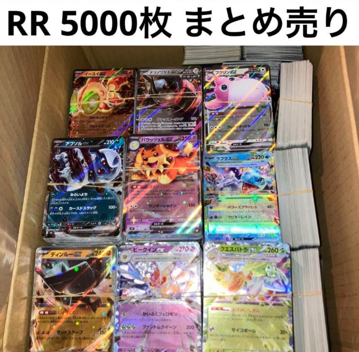 最安値 ポケモンカード ポケカ RR まとめ売り 5000枚 引退 最安値 ポケモンカード ポケカ RR まとめ売り 5000枚 引退