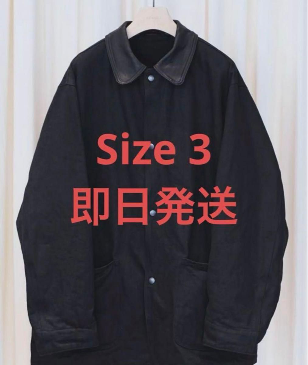 COMOLI デニムレザーワークジャケット size 3|Yahoo!フリマ(旧 COMOLI デニムレザーワークジャケット size 3|Yahoo!フリマ(旧