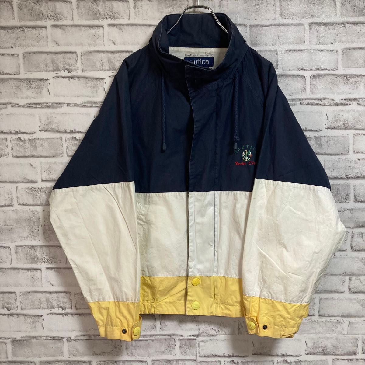 激レア切替セーリングジャケット nautica ノーティカ 90s 切替 激レア切替セーリングジャケット nautica ノーティカ 90s 切替
