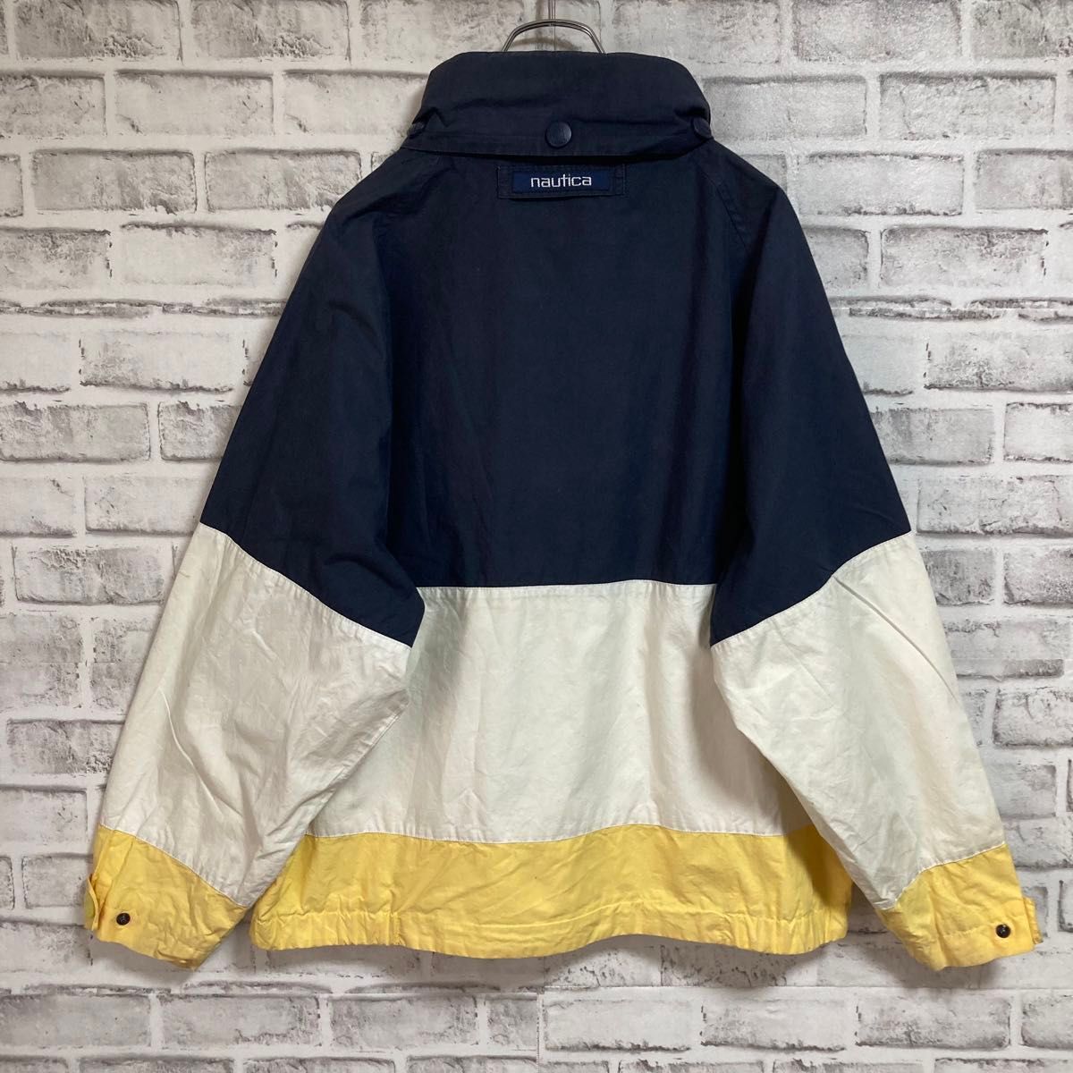 激レア切替セーリングジャケット nautica ノーティカ 90s 切替 激レア切替セーリングジャケット nautica ノーティカ 90s 切替