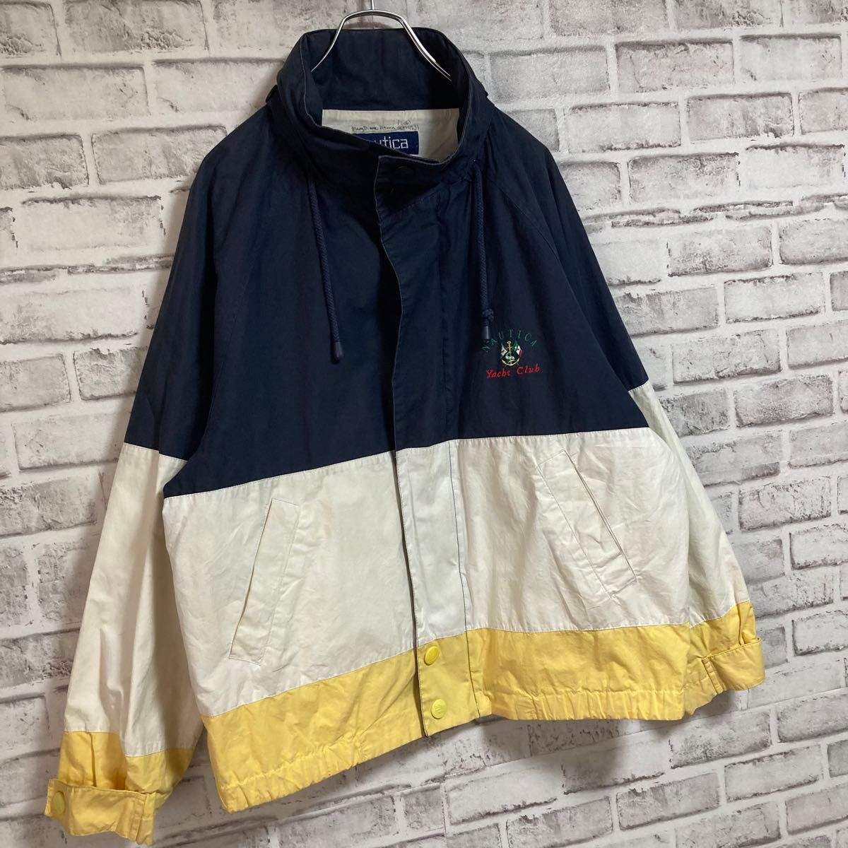 激レア切替セーリングジャケット nautica ノーティカ 90s 切替 激レア切替セーリングジャケット nautica ノーティカ 90s 切替