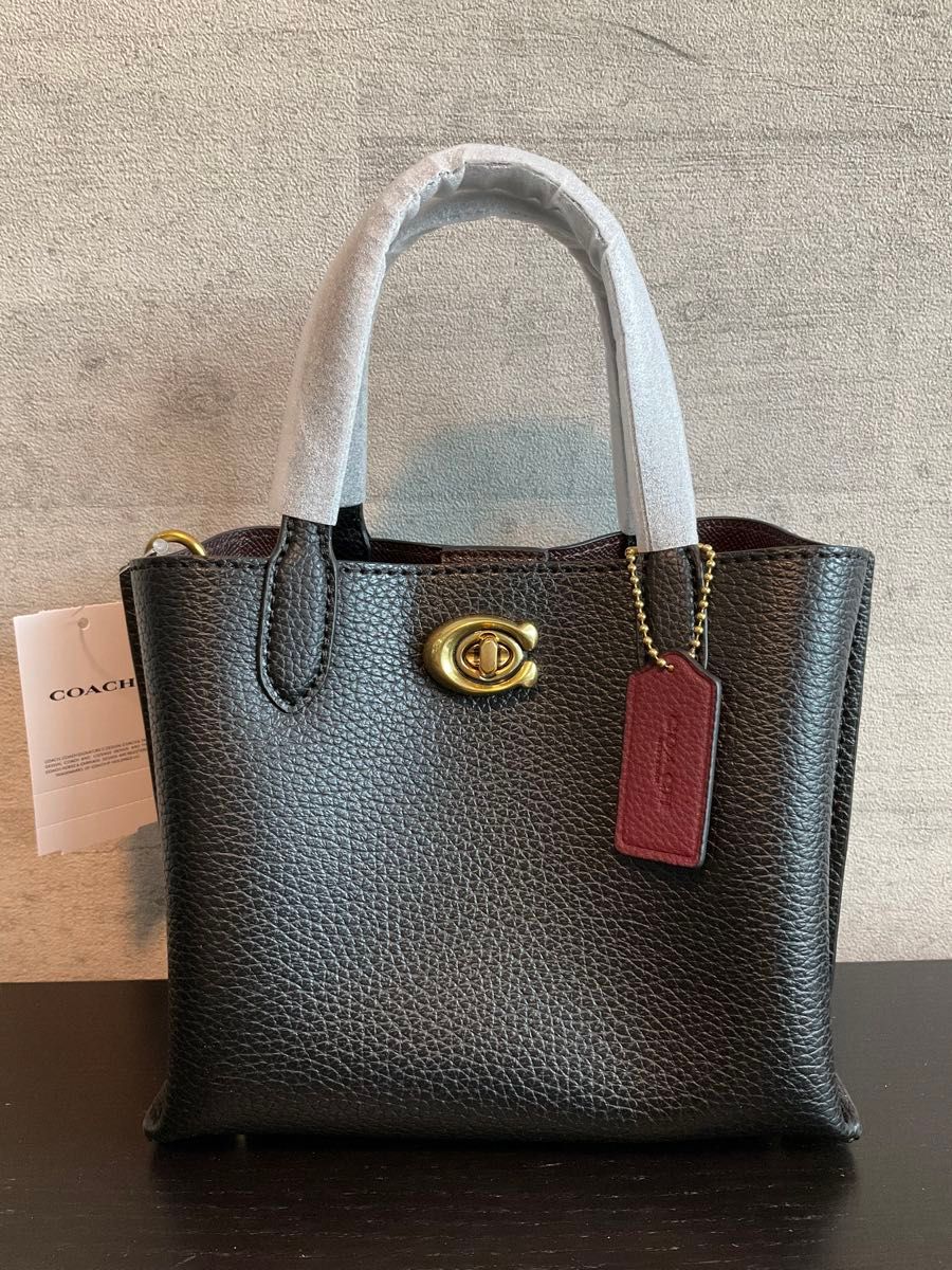 新品新作 COACH ウィロウ トート バッグ 18 CW549 ブラック 新品新作 COACH ウィロウ トート バッグ 18 CW549 ブラック
