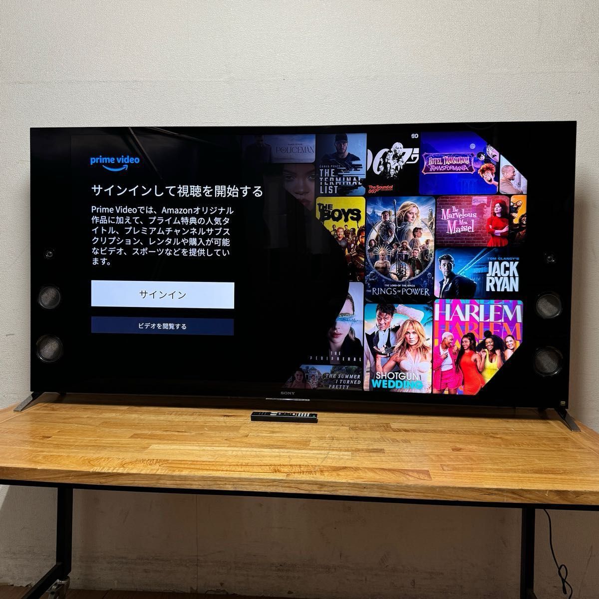SONY 65インチ 4K 液晶テレビ BRAVIA KJ-65X9350D Android TV 裏 SONY 65インチ 4K 液晶テレビ BRAVIA KJ-65X9350D Android TV 裏
