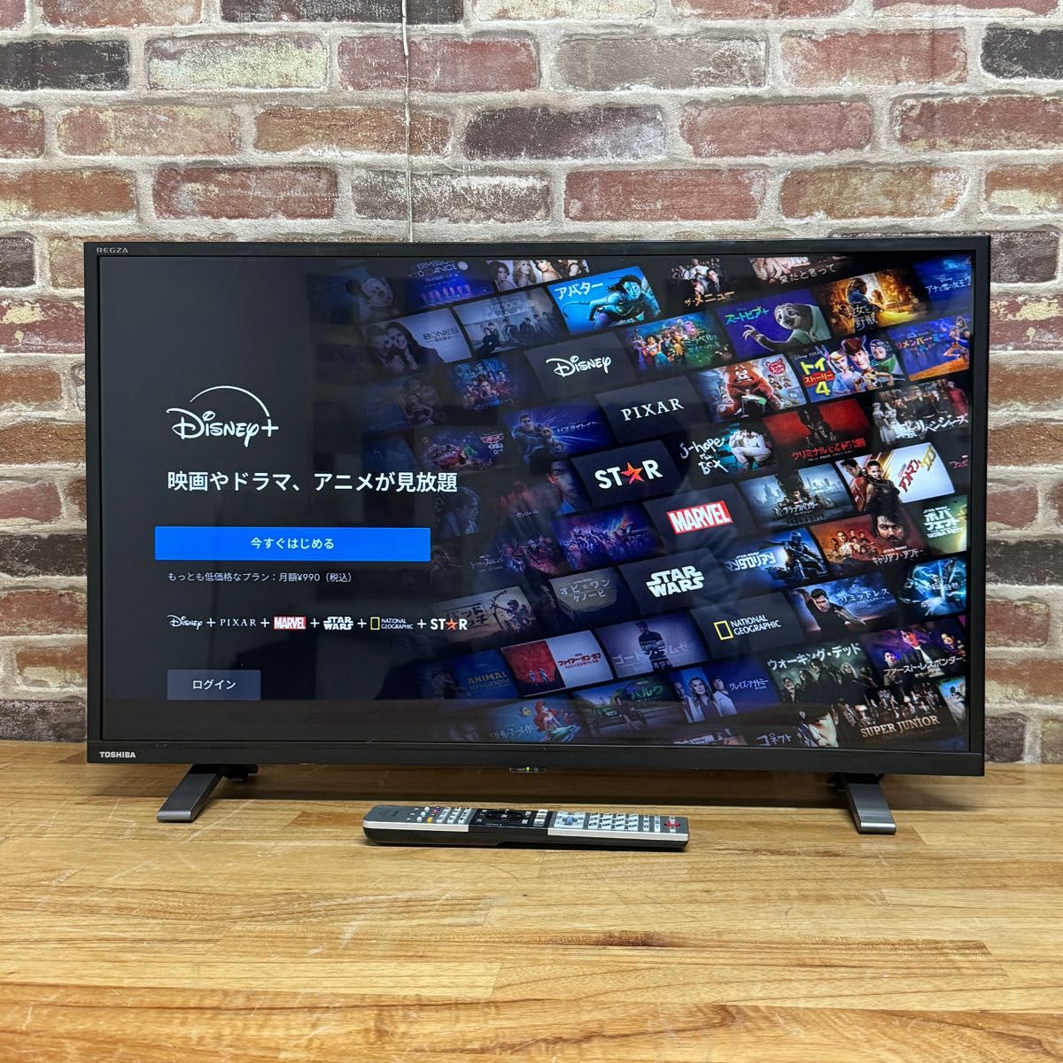 東芝 32インチ 液晶テレビ 32V34 REGZA ハイビジョン 外付け HDD録画対応 ネット動画アプリ搭載 2023年製