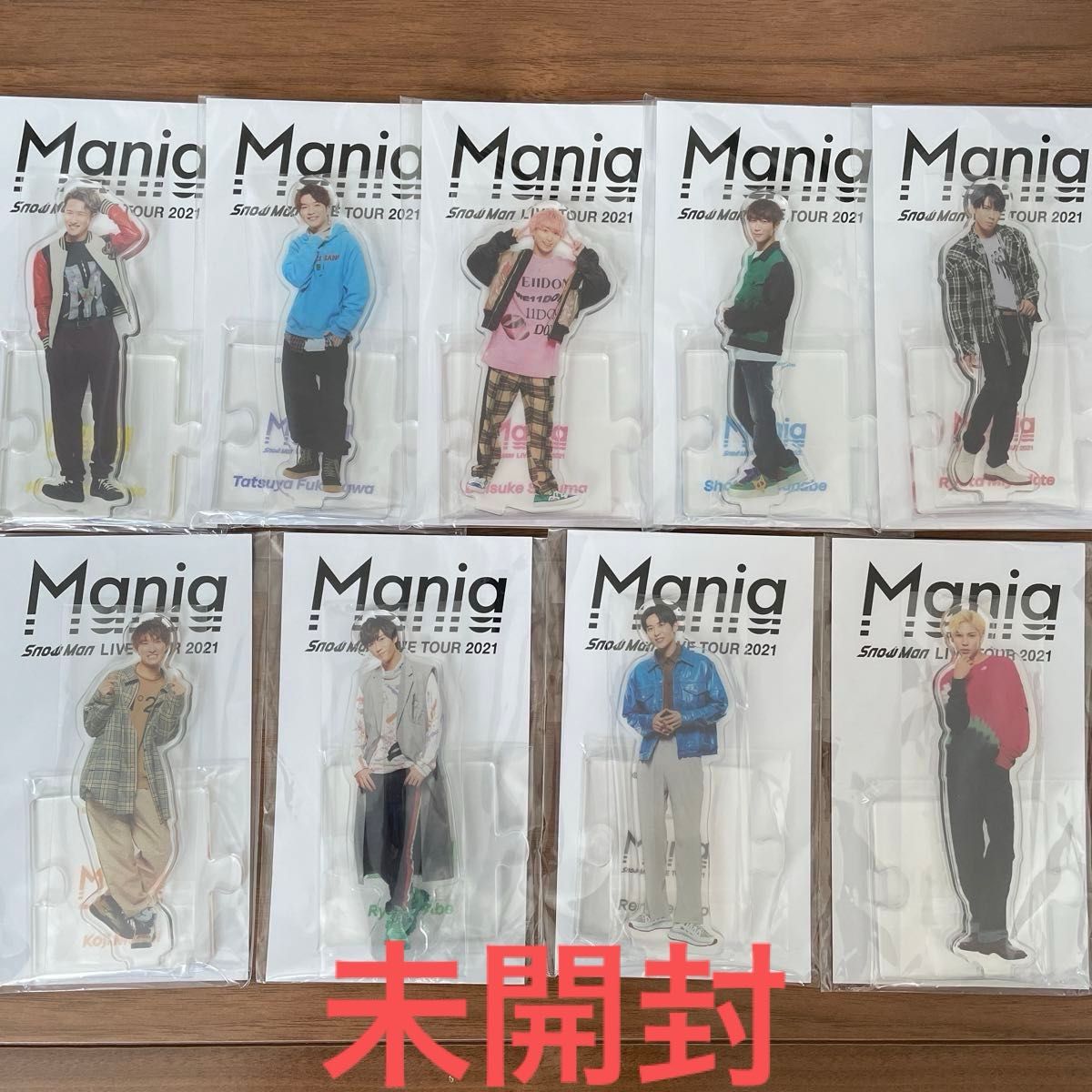 新品未開封】SnowMan LIVE TOUR 2021 Mania アクリルスタンド 新品未開封】SnowMan LIVE TOUR 2021 Mania アクリルスタンド