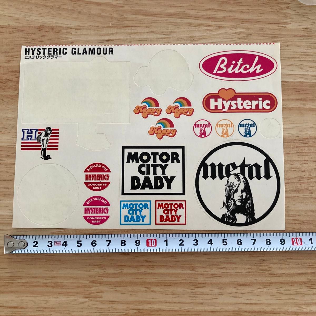 HYSTERIC GLAMOUR ヒステリックグラマー ステッカー 非売品 HYSTERIC GLAMOUR ヒステリックグラマー ステッカー 非売品