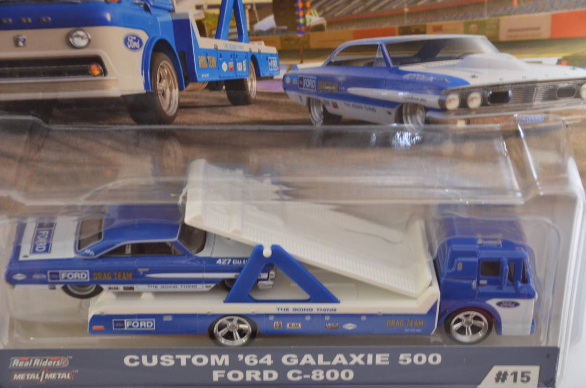 Hot Wheels 2019 Team Transport CUSTOM '64 GALAXIE 500 FORD C-800 #15 Fアソート★ホットウィール フォード ギャラクシー_画像7
