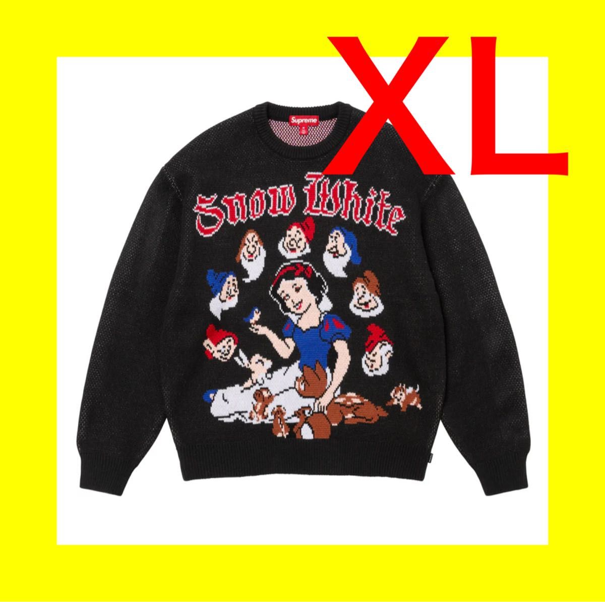 Supreme Snow White Sweater BLACK XL|Yahoo!フリマ(旧PayPay Supreme Snow White Sweater BLACK XL|Yahoo!フリマ(旧PayPay