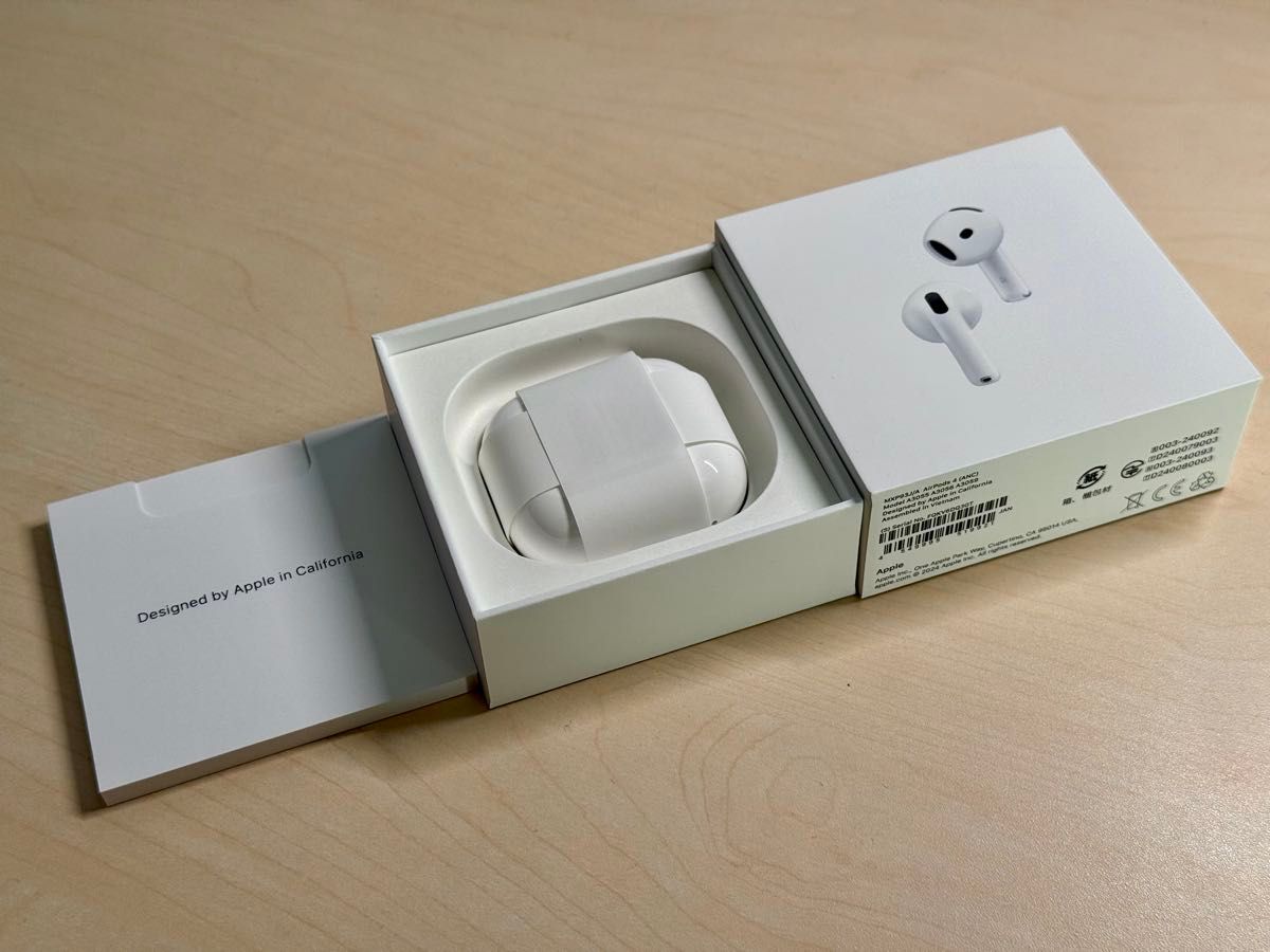 【極美品】アップル AirPods 4 ANC アクティブノイズキャンセレーション MXP93J/A 【極美品】アップル AirPods 4 ANC アクティブノイズキャンセレーション MXP93J/A