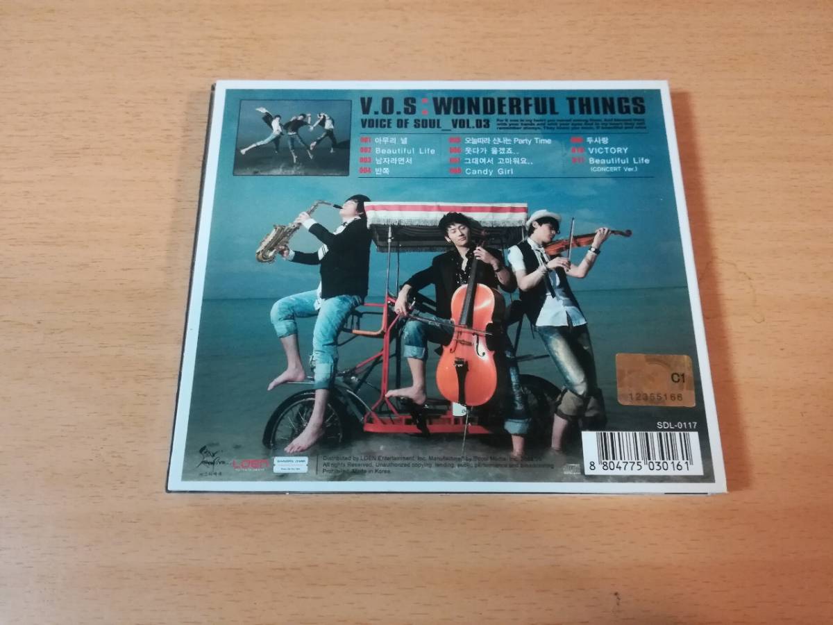 V.O.S CD「3集 Wonderful Things」韓国K-POP●_画像2